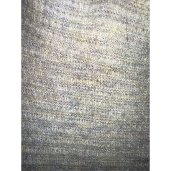 Mystree Anthropologie Long Sleeve Pullover Sweater Tunic White Grey Small S - Picture 7 of 7